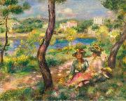 Pierre-Auguste Renoir Renoir beaulieu France oil painting artist